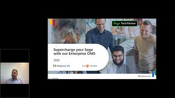 Sage 200 Lunch and Learn - Modulus 365