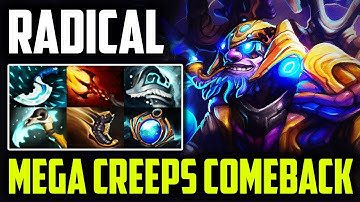 Radical Tinker - Epic Mega Creep Comeback & Fast Hand Patch 7.16 Dota 2