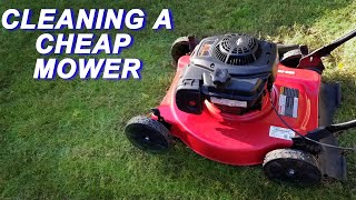 CLEANING HYPER TOUGH MOWER