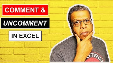 Comment & Uncomment Buttons & Hotkeys in Excel VBA Editor