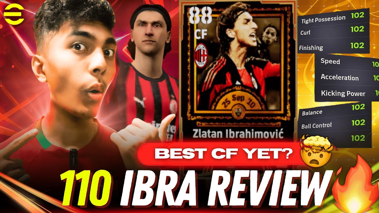 110 ZLATAN IBRAHIMOVIC IS RUTHLESS FINISHER🔥 | HIGHEST RATED CF🥶 | NEW WILL POWER SKILL IS MADD!!🤯