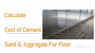 Quantity for Concrete Floor | Estimation and Cost Analysis