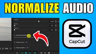 How To Normalize Audio In CapCut (2026) (Best Method) Capcut How To Normalize Audio Mobile