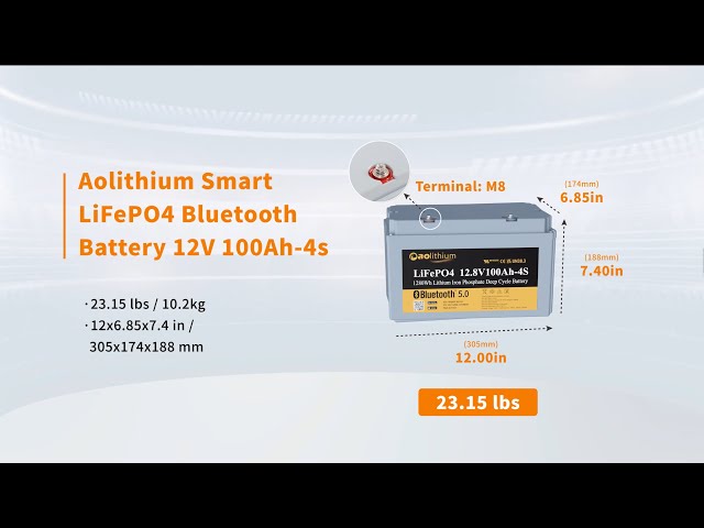 Discover the places you love!  Aolithium 12V100AH-4S LiFePO4 battery 