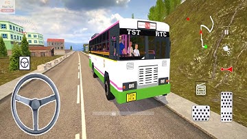 TSRTC Bus Accident in Ghat Section 😱 | Bharat Bus Simulator 3D Game Android Gameplay | Bus Games