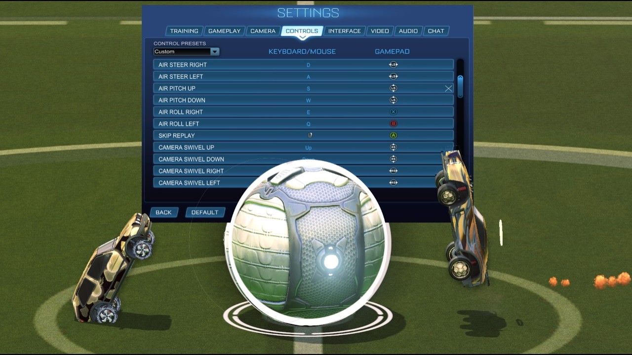 rocket leage 1v1 but every time a person wins they have to remove a bind #rocketleague #challenge