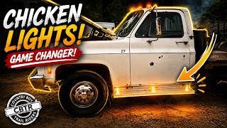 Big Rig Style! Chicken Light Install on My 1980 Chevy C30