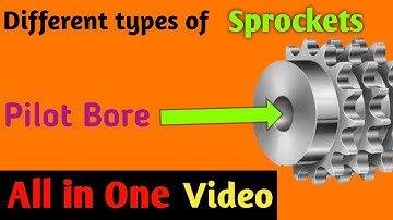 Different types of Chain Sprockets ! Technical shadab sir