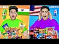Indian vs american snacks food challenge