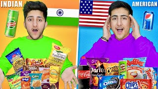 Indian Vs American Snacks Food Challenge screenshot 5