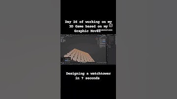 working on my watch tower.... #gamedesign #blender #gamedev #timelapse #3danimation #unrealengine5