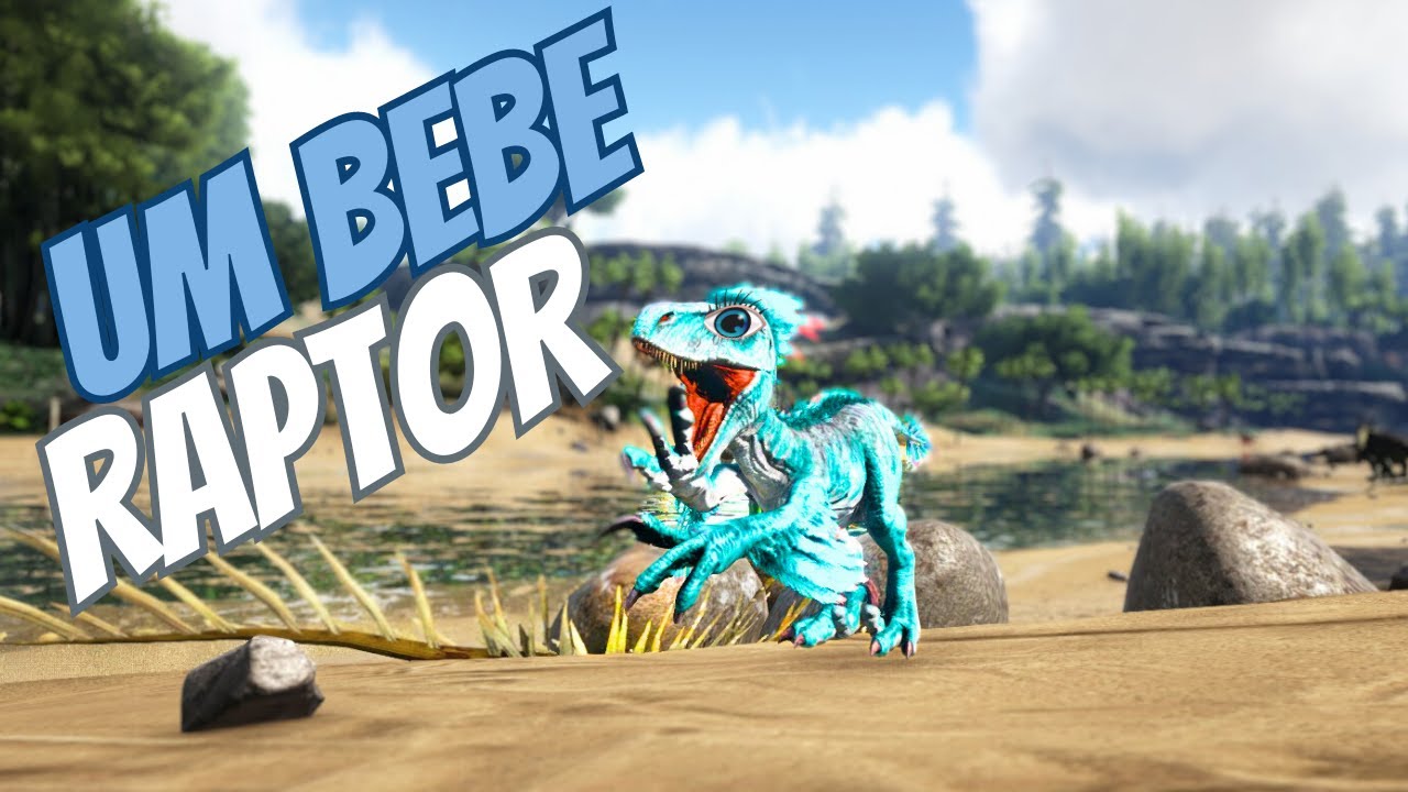 Bebe Raptor ME TORNEI UM BEBE RAPTOR E TIVE QUE SOBREVIVER NO MAPA THE ISLE NO ARK ...