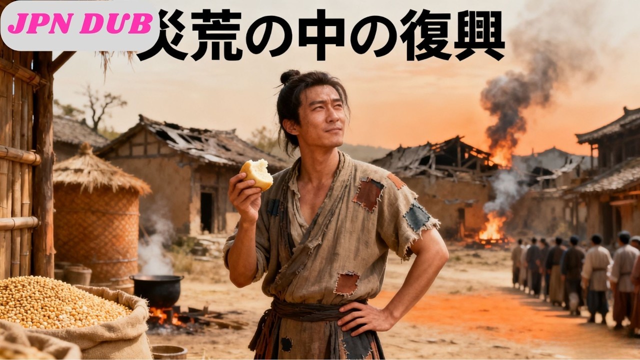 【JPN DUB】妹を食料と交換したクズ男→現代知識で家族救出 #飢饉サバイバル #感動ストーリー#必見ドラマ#コント #ショートドラマ #夫婦