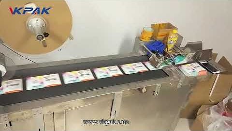 Scratch Card Paging Labeling Machine