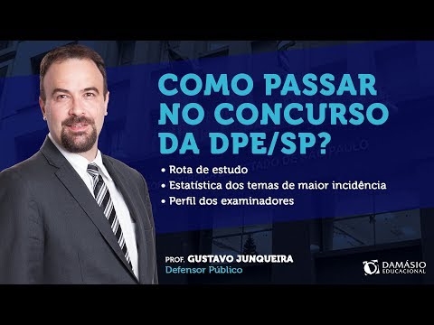 DPE/SP - Como passar no concurso