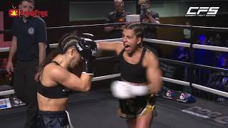 Alex Rose Vs Sonia Dinh     53 5kg  A Class Muay Thai  Fight   CFS London   08th April 2023