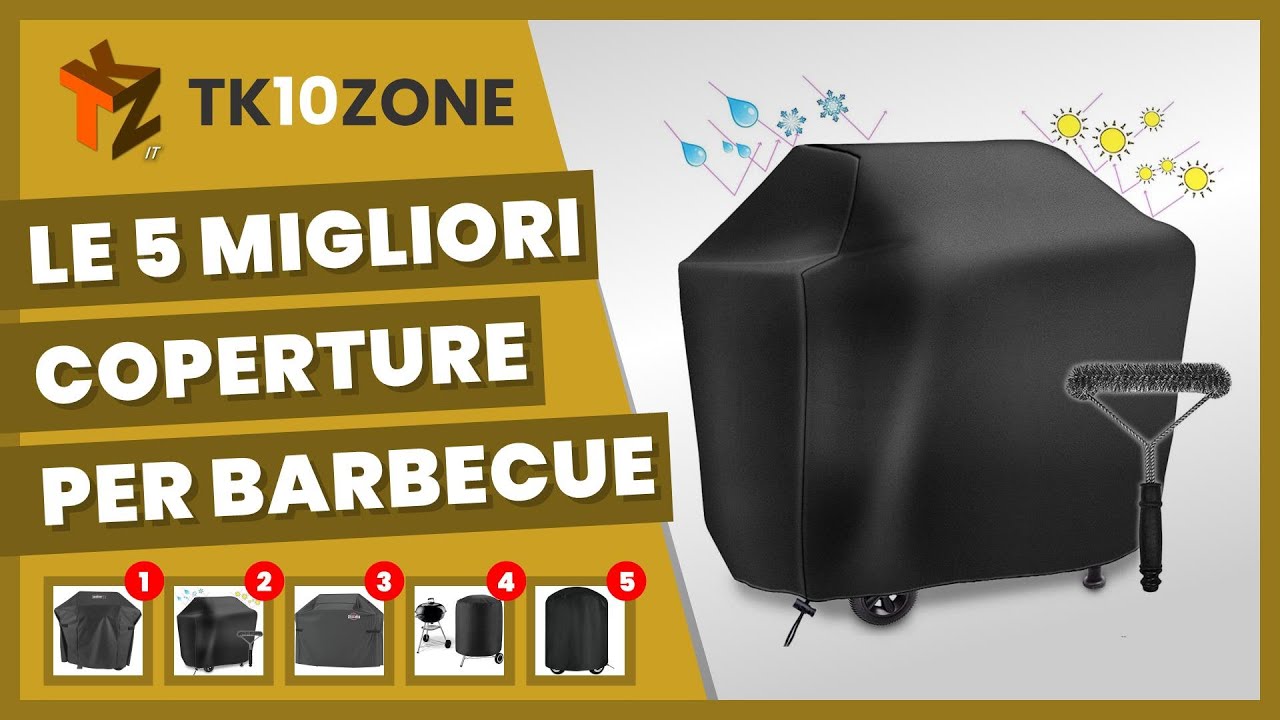 Protezione Barbecue Copertura Barbecue Slpearwer - Telo Oxford 420D, Impermeabile, UV Resistente, Per Weber Telo Griglia Ossford 420d - 10