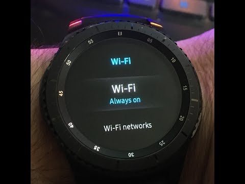 Samsung Gear S3 - Wi-Fi setup and all the TIZEN info