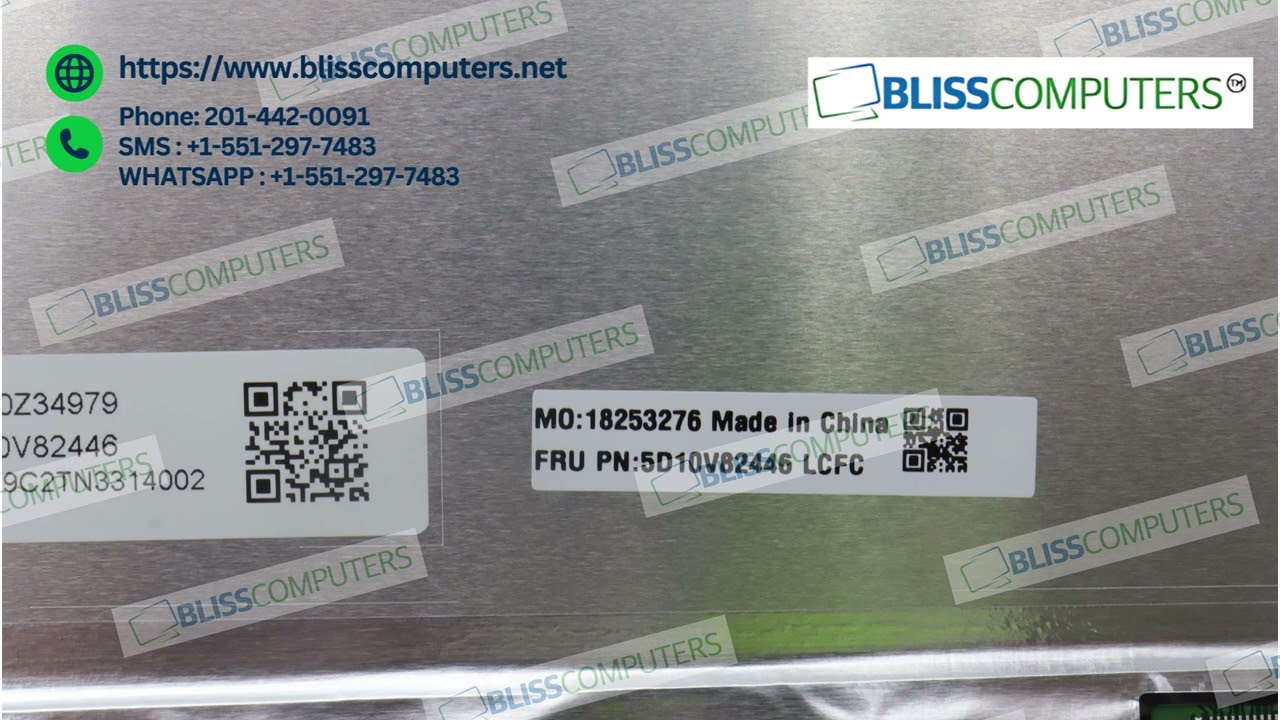 Replacement Lenovo 5D10V82446 N140JLQ-GT1 FHD+ WUXGA 1920x1200 Non