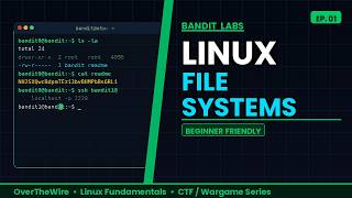 Bandit Level 0–4 Walkthrough || Linux Filesystem Basics for Hackers