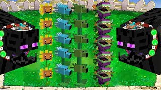 Team Plants Vs Hypno Zomboss Minecraft Vs Dr Zomboss Plants Vs Zombies Minecraft Gameplay