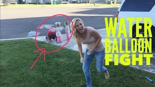 WE ENCOUNTER A SNAKE AND HAVE THEIR FIRST WATER BALLOON FIGHT