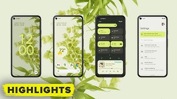 Android 12! See what all the new Google features look like