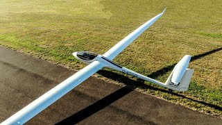 FLIGHT TEST AS33 Es  LATEST 18m GLIDER