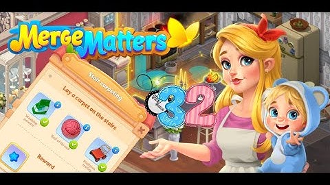 Merge Matters 🪜 Stair carpeting🪜 lay a carpet on the stairs🪜 part 31 level 22