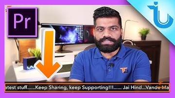How to Add Scrolling Text in your Videos like Technical Guruji [Urdu/Hindi]
