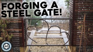 Forging A Steel Gate - Learning Blacksmithing