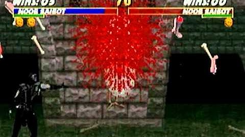 Mortal Kombat Trilogy - Nintendo 64 - Noob Saibot - Fatality 1