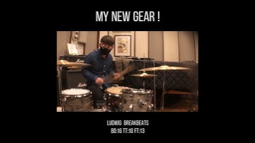 My new Ludwig “Breakbeats” sound check! #shorts  #drums