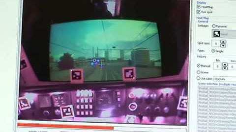 Ergoneers: Dynamic Heat Map in Train Driving Simulation