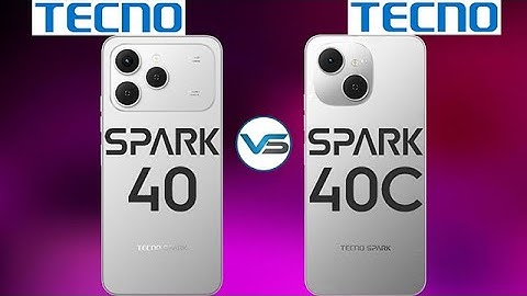 Tecno Spark 40 VS Tecno Spark 40C | Tecno Spark 40C VS Tecno Spark 40 | Tecno Spark 40 Series