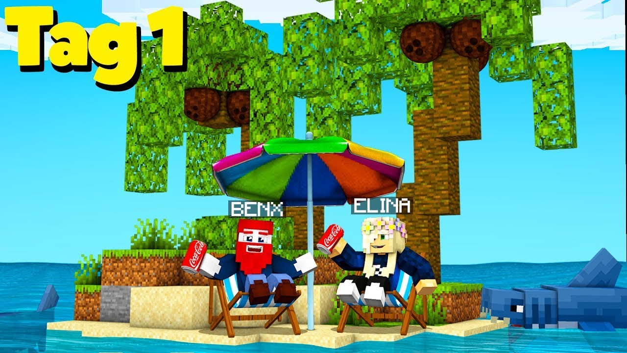 WIR LEBEN 100 TAGE auf einer EINSAMEN INSEL! Minecraft Insel