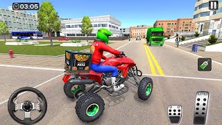Pizza Delivery 2022: Fast Food Delivery ATV - Android GamePlay On PC screenshot 5
