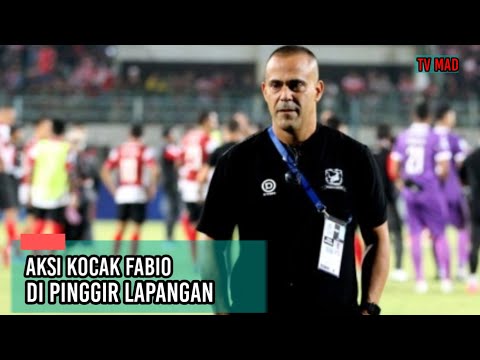 Aksi Kocak Fabio Lefundes di Pinggir Lapangan | Madura United vs Persita Tangerang | Liga 1