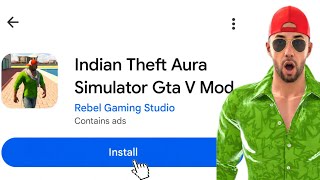I Found Indian Theft Aura Simulator GTA V Mod on Play Store... Is It Real? 😱 screenshot 4