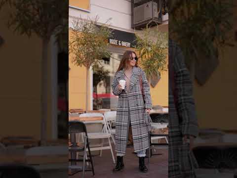 Женское шерстяное пальто