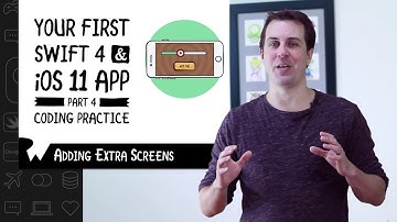 Adding New Screens - Beginning Programming with iOS 11, Swift 4, and Xcode 9