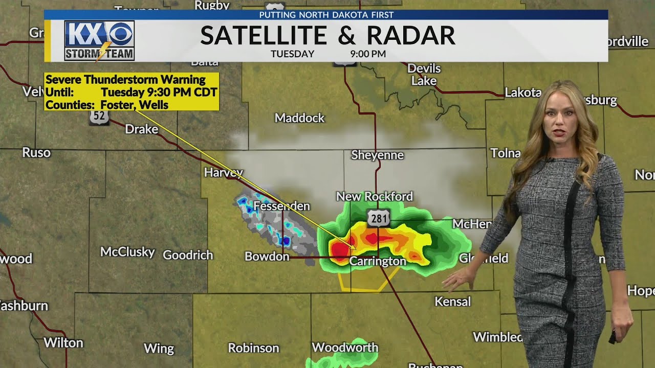 1.5" hail and 70 mph wind gusts - YouTube