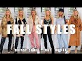 MY FAVORITE STYLES FOR FALL | COMFY, BOYISH, EDGY, MORE