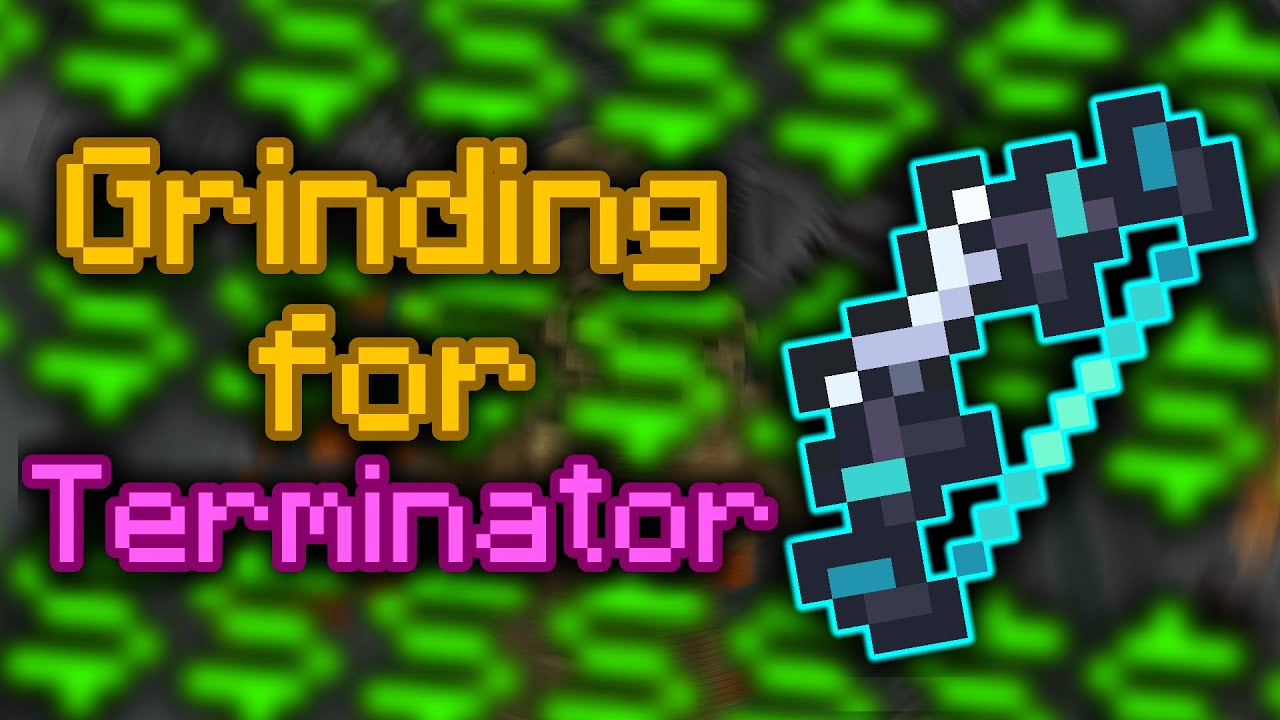  grinding for the terminator hypixel skyblock youtube