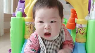 20200519|7개월| 액티비티가든 미끄럼틀넘기