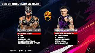 WWE 2K24: Hair Vs Mask Match - Gameplay Notion!