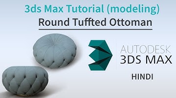 How to model ottoman in 3ds max | Ottoman