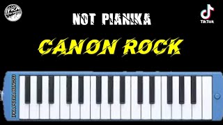 Not Pianika Canon Rock | Sangat Mudah diikuti (IPB)