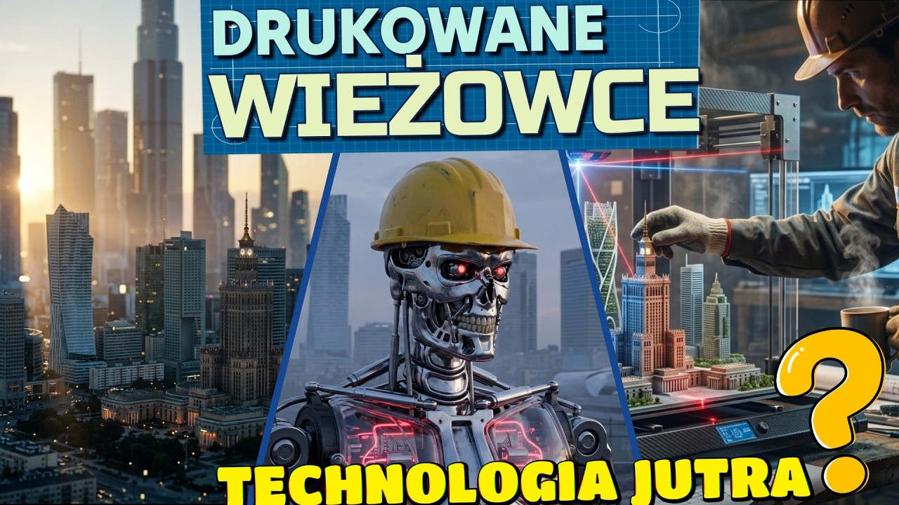 Drukowane wieżowce/autonomiczne place budów (Czyli Warszawa przyszłości już jutro)