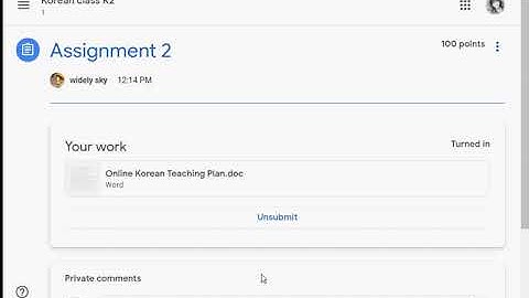 របៀបដាក់ឯកសារចូលGoogle Classroomក្នុងតាមកុំព្យូទ័រ/Submit file to Google Classroom by computer